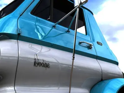 DODGE L700 TRUCK 1966 3D model