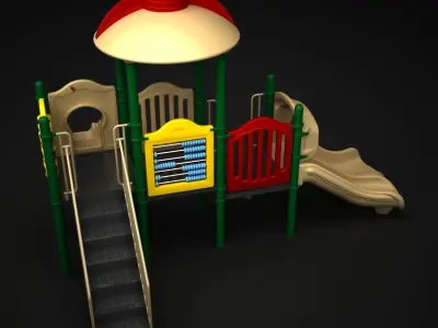 Outdoor Castle 3D model