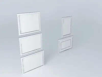 Assorted vintage pictures Free 3D model