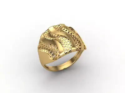 Plain Ring Women Ready STL 3DM Models Womens Rings 3D models 3D print model 58