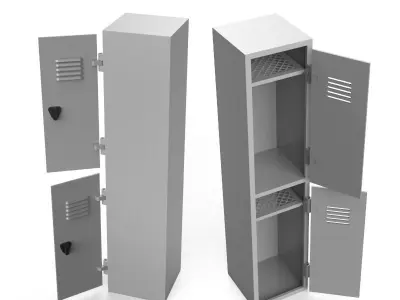 Locker tier lockers 3D print model