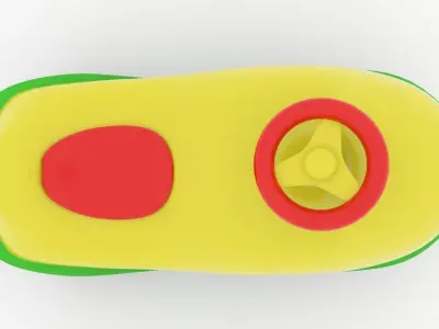 Toy Car Low-poly 3D model