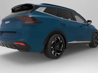 Kia Sportage 2022 Interior 3D model