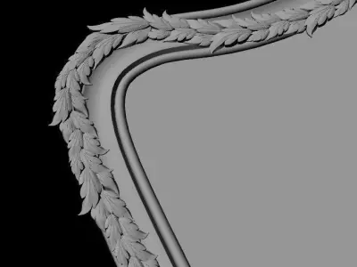 bed headboard 3D model shop