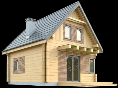 Tiny home 3D model