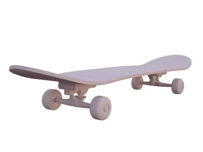 Complete Skateboard 3D model