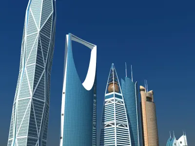 Riyadh Buildings 3D model