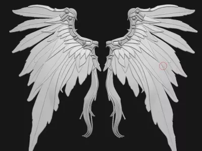 Wings 3D print model