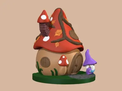 Gnome House 3D print model