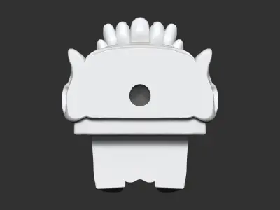 wall-mounted fountain 3D print model