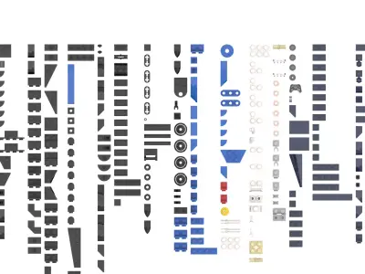 TwindBricks3D - 77249  Williams Racing FW46 3D print model