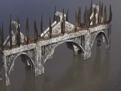 At Deco Bridges Stone 5 3D model