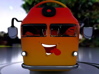 3D ENTERTAINMENT BUS 3D model