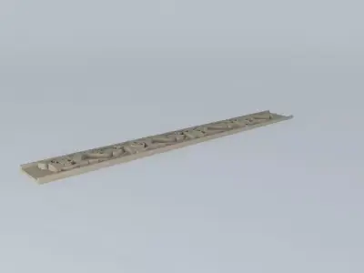 CARVING decorative railing Free 3D model