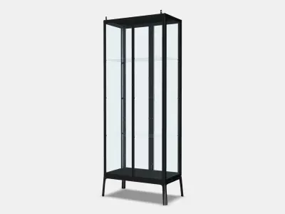 MILSBO Glass-door cabinet Low-poly 3D model