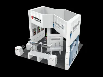 Booth - Area - 6X6-3DMAX2009-07 3D model