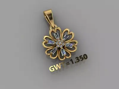 FASION  PENDANT 3D model get