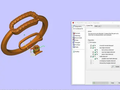 Messika Move Ring 3D print model buy
