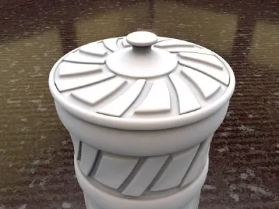 Ceramic vase 3D model