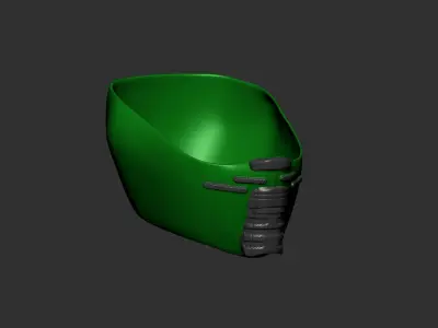 helmet high poly sculpt 3d printable ver 7 3D model 3D model