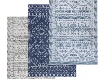 Rug Set 1393 3D model