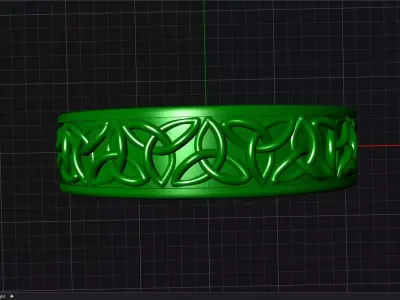 Celtic Knot Ring  Model Free 3D print model
