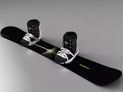 Snow board 3D model