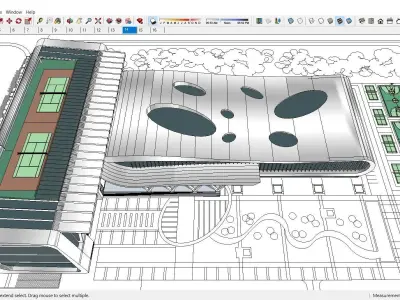 Sketchup Sport - Stadium 110 3D model