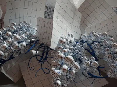 Autumn wreath 3D model