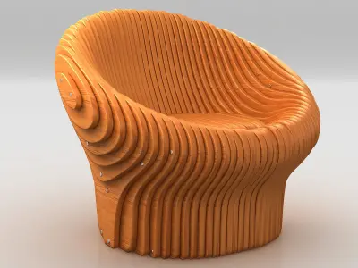 Parametric Chair  04 3D model