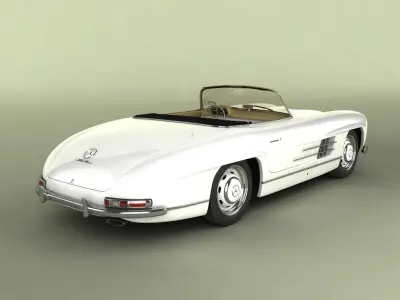 Mercedes Benz 300SL Convertible 3D model