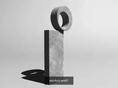coleccion esculturas 02 3D Model Pack