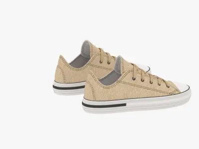 Sneakers for girl 3D model