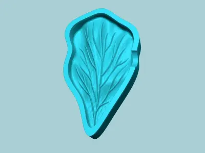Hibiscus Flower Petal 01 - Moulding Artificial Craft 3D print model