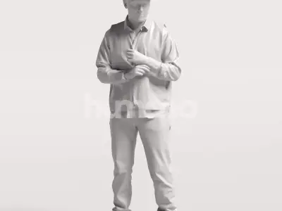 Humano Man Warehouse Worker Engineer -2506-034-1950 3D model