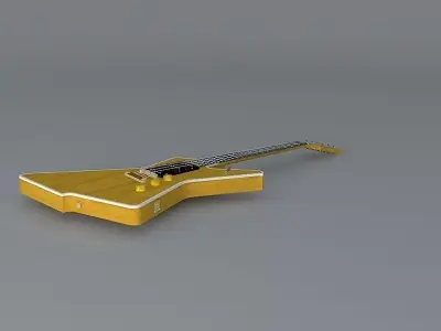 Ibanez Destroyer II guitar Free 3D model