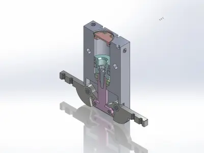 pneumatic gripper 3D print model