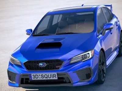 Subaru WRX STI s209 2019 3D model
