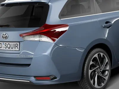 Toyota Auris Touring Sports 2016 3D model
