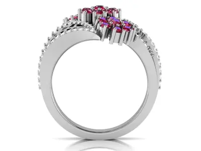 WEDDING RING  3D print model 58