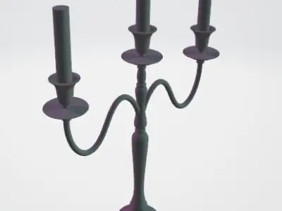 candlestick candle holder Free 3D model