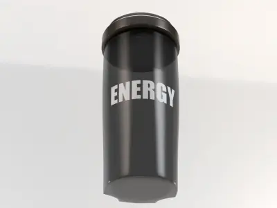 Protein Shake Bottle 3D model
