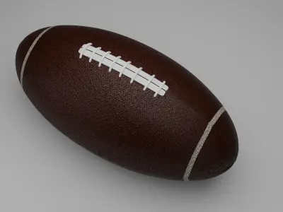 NFL football 3D 3D model