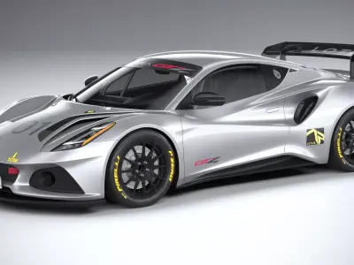 Lotus Emira GT4 2023 3D model