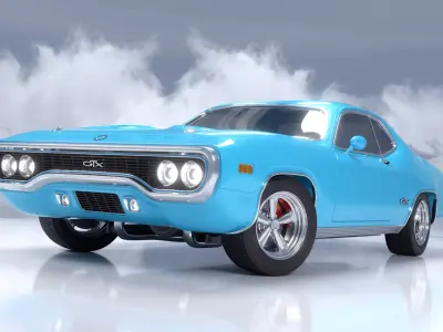 Plymouth GTX - 1971 3D model