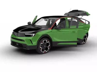 Opel Mokka 2021 HQ 3d model 3D model