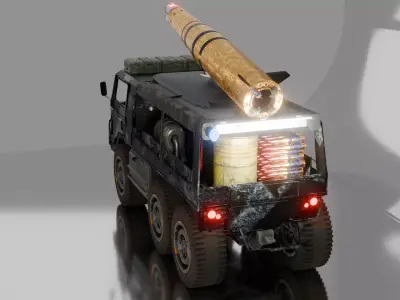 military vehicle 3D model