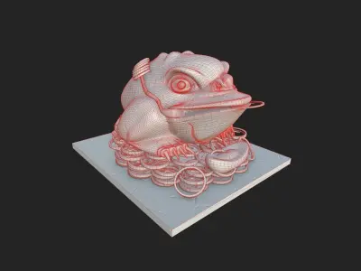 Toad Statue  3D model
