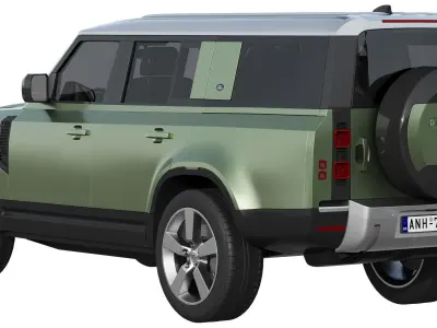 Land Rover Defender 130 2023 3D model