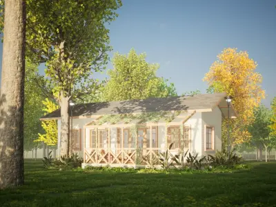 037Countryhouse1f76m2 3D model